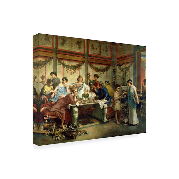 Bompiani 'A Roman Feast' Canvas Art,24x32